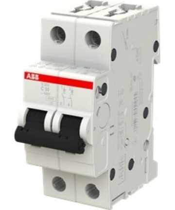 Выключатель автоматический модульный 2п C 50А S202 6кА ABB 2CDS252001R0504