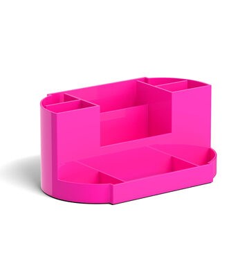 Подставка настольная пластиковая ErichKrause® Victoria, Neon Solid, розовый 51485