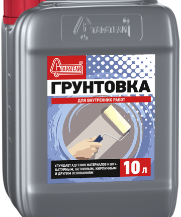 Грунтовка для внутренних работ 10 л Старатели