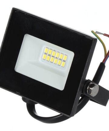 Прожектор светодиодный Lofter LG172L-10W2, 10Вт 6400К, 800Лм, черный корпус