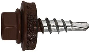 САМОРЕЗ КРОВЕЛЬНЫЙ С ПРОКЛАДКОЙ  EPDM 4,8*50 RAL 8017