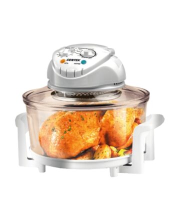 Аэрогриль электрический CENTEK CT-1456, 17л, 1400Вт, мех.управление, белый