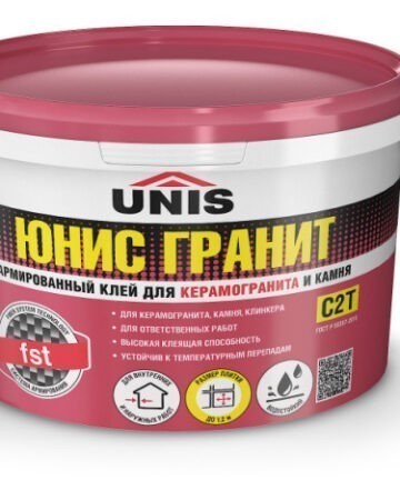 ЮНИС гранит клей армированный 5 кг