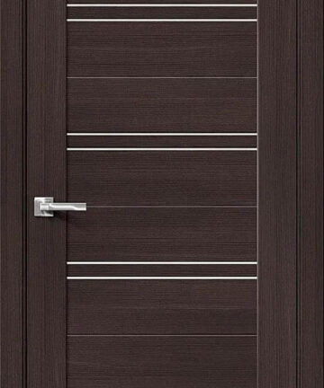 Дверь ЭКО Браво-28 Wenge Melinga Magic Fog 200*70