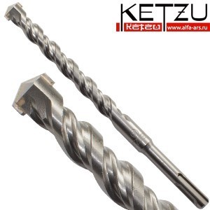 Сверло-бур по бетону SDS+ 10*600-610 мм KETZU