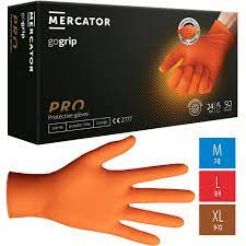 Перчатки НИТРИЛОВЫЕ универсальные особопрочные MERCATOR PRO POWERGRIP (L) (кратно 25)