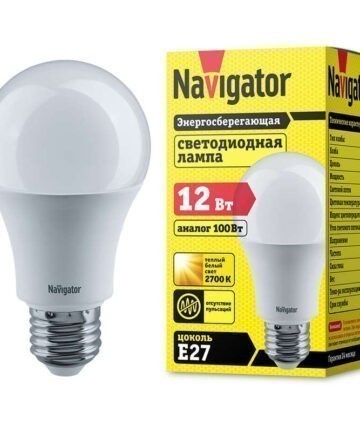 Лампа светодиодная 71 296 NLL-A60-12-230-2/7K Navigator 71296 грушевидная