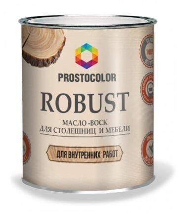 Масло для столешниц и мебели ROBUST (ДУБ) 0,4л