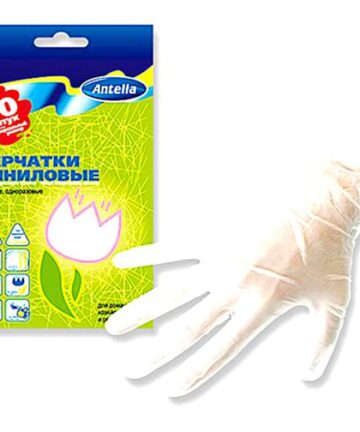 Перчатки ВИНИЛОВЫЕ 10 шт Антелла