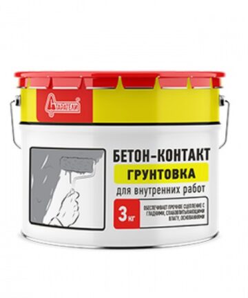 ГРУНТОВКА БЕТОН-КОНТАКТ 3 КГ ТМ СТАРАТЕЛИ