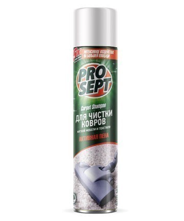 Пена д/чистки ковров,мягк мебели и текстильных изд.Carpet Shampoo 400мл