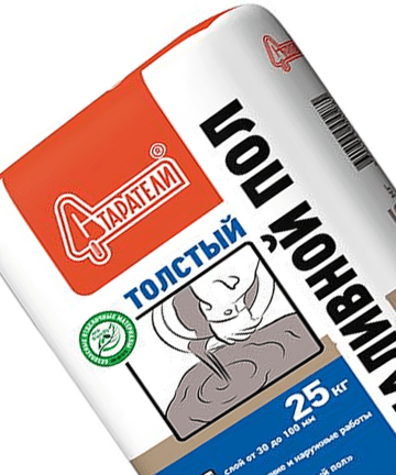 Пол наливной "Старатели" Толстый(30-100мм.), 25 кг