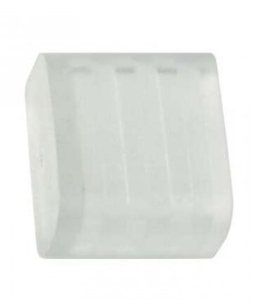 UCW-Q220 K10 CLEAR 025 POLYBAG Изолир зажим заглушка для светодиод ленты 3528/2835 10мм цвет прозр