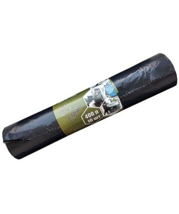 МЕШКИ ДЛЯ МУСОРА "ECOCLEAN"  400 Л  РУЛОН 10 ШТ. (1/10) КОНЦЕПЦИЯ БЫТА