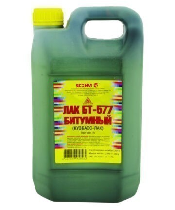 КУЗБАСС-ЛАК БИТУМНЫЙ БТ-577 3 Л (8) "ЯСХИМ" НОВГОРОД