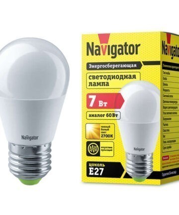 Лампа светодиодная 94 467 NLL-G45-7-230-2.7K-E27 Navigator 94467