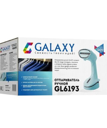 Отпариватель Galaxy LINE GL-6193, 1,1кВт, пар 25г/мин, насадка-щетка, индикатор нагрева