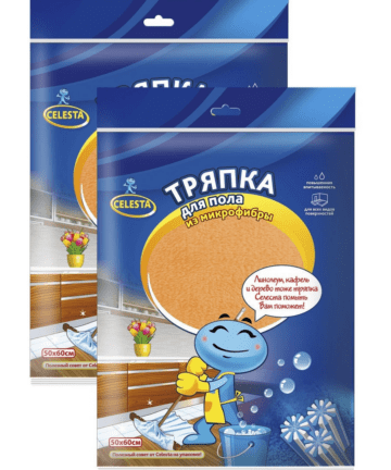 Салфетка для пола микрофибра 50*60см SELESTA 366