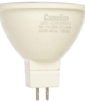 Camelion LED7-JCDR/830/GU5.3 (Эл.лампа светодиодная 7Вт 220В) 11656