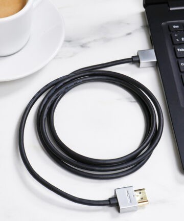 Шнур mini HDMI-HDMI, длина 1,5м Ultra Slim (GOLD) (блистер) REXANT