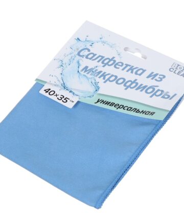 Салфетка бытовая универсальная 35*40см, микрофибра BOSSCLEAN