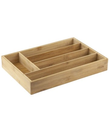 Лоток для хранения столовых приборов, 33*23см, бамбук, TEZA™