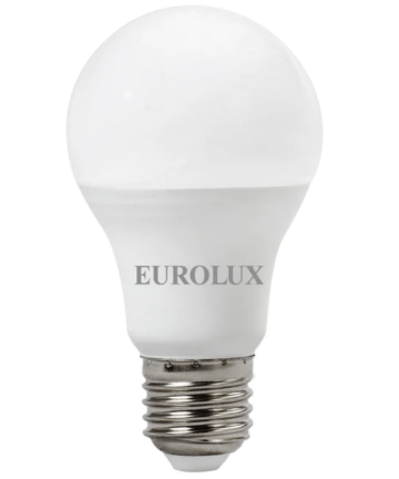 Лампа светодиодная LL-E-A60-9W-230-4K-E27 (груша, 9Вт, нейтр., Е27) Eurolux 76/2/14