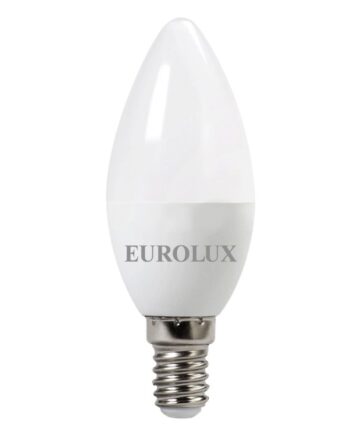 Лампа светодиодная LL-E-C37-7W-230-4K-E14 (свеча, 7Вт, нейтр., Е14) Eurolux 76/2/8