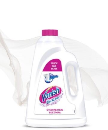 Отбеливатель, пятновыводитель "VANISH" для белого 1л