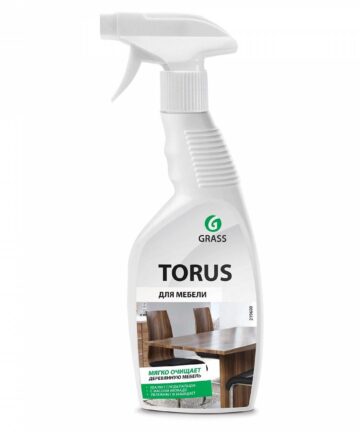 ОЧИСТИТЕЛЬ- ПОЛИРОЛЬ ДЛЯ МЕБЕЛИ "TORUS" 0,6 Л (1/12) "GRASS"