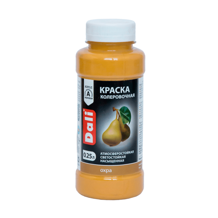 Краска колеровочная "DALI" ОХРА 0,25 Л "РОГНЕДА"