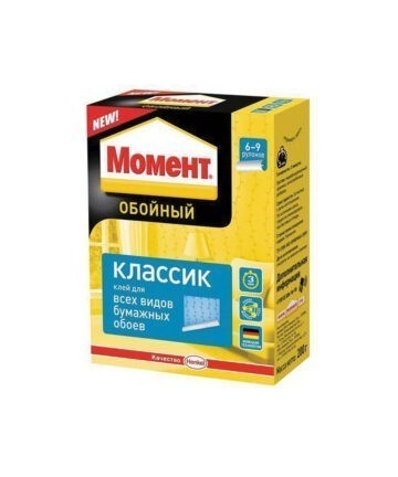 КЛЕЙ ОБОЙНЫЙ МОМЕНТ КЛАССИК 200 Г (1/12) ХЕНКЕЛЬ