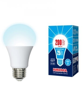 LED-A70 25W/4000К/E27/FR/ NR Лампа светодиодная. Форма «А», матовая. Серия Norma. Белый свет.