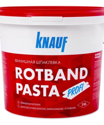 Шпатлевка готовая РОТБАНД ПАСТА ПРОФИ 5 КГ