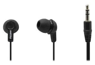 Наушники вакуумные "Jazz", 3 пары силиконовых вставок, черные SMARTBUY SBE-700