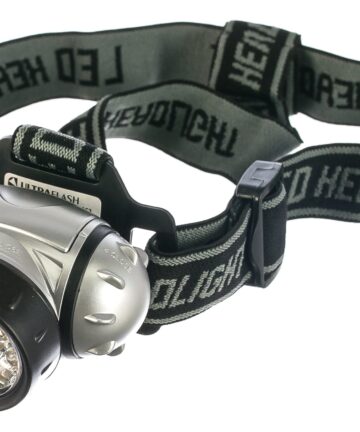 Ultraflash LED5353 (фонарь налобн. металлик,пласт) 10262