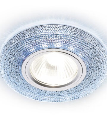 S290 BL хром/сапфир/MR16+3W(LED WHITE) S290 ВL
