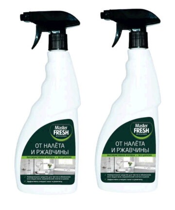 Средство для удаления известкового налета и ржавчины, спрей пенный MASTER FRESH 0,5л