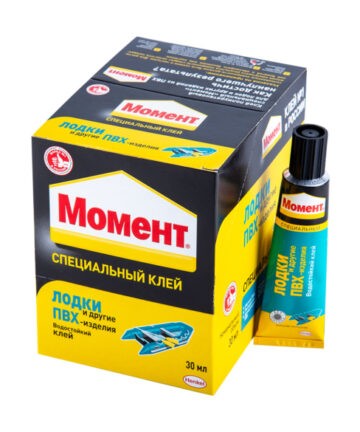 КЛЕЙ МОМЕНТ ДЛЯ ЛОДОК И ПВХ-ИЗДЕЛИЙ 30мл В ШОУ-БОКСЕ ХЕНКЕЛЬ