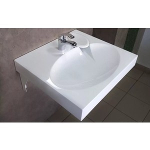 Умывальник "Comfort-60*55" над стиральной машиной с кронштейнами