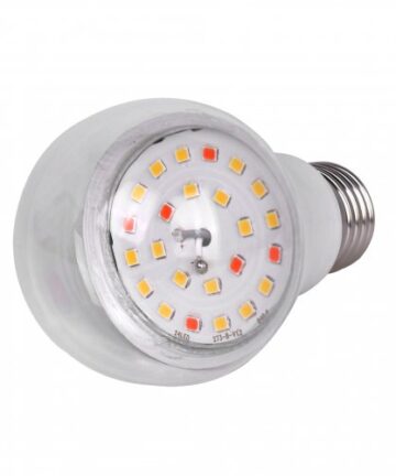 LED-A60/10W/SPFB/E27/CL PLP30WH Лампа светодиодная для растений. Форма A. прозрачная. Спектр фотосин