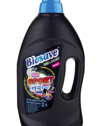 BARHAT "BIOSAVE LUXURY" Гель для стирки для белья 2л для спортивной одежды