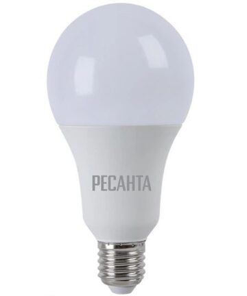 Лампа светодиодная LL-R-A60-9W-230-3K-E27 (груша, 9Вт, тепл., Е27) Ресанта 76/1/13