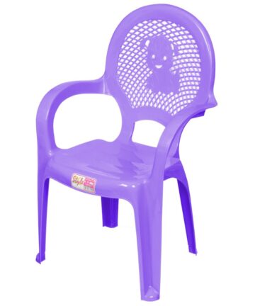 Стульчик детский пластик, DDStyle, Дюна, 36х33 см, фиолетовый, 06206