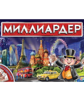 241438 НАСТОЛЬНАЯ ЭКОНОМИЧЕСКАЯ ИГРА "УМКА" МИЛЛИАРДЕР В РУСС. КОР. 4690590122778 в кор.20шт
