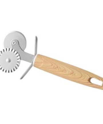Нож для пиццы "Kitchentool" 2 ролика, нерж.сталь, пластиковая ручка КАТУНЬ AST-0202-TF33