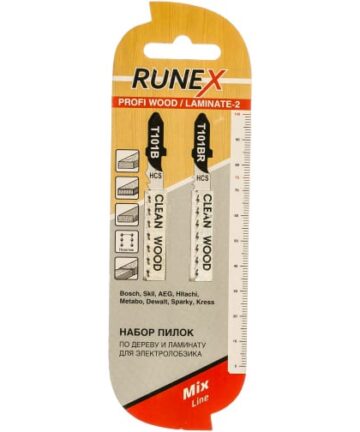 Набор пилок PROFI WOOD/LAMINATE-2 (по дер.и ламинату.) T101B/T101BR 2шт "Runex" (555823)