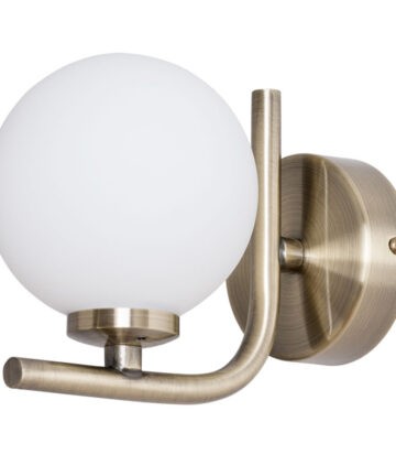 ARTELAMP Бра 1x25W G9 100x160x130 белый/античная бронза BOLLA-PICCOLO A3988AP-1AB