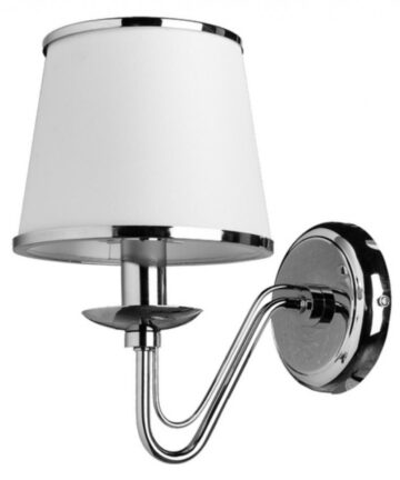 ARTELAMP Бра 1x60W E14 170x240x280 белый/хром AURORA A1150AP-1CC