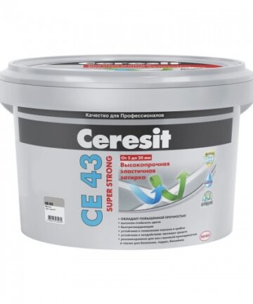 ЗАТИРКА СЕ 43 №16 ГРАФИТ 2 КГ "GERESIT"